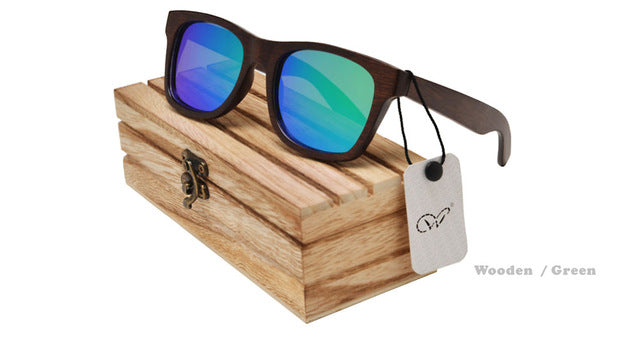 Bamboo Wood Polarized Sunglasses