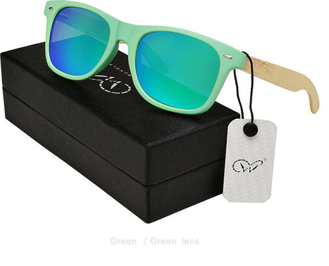 Bamboo Wood Polarized Sunglasses