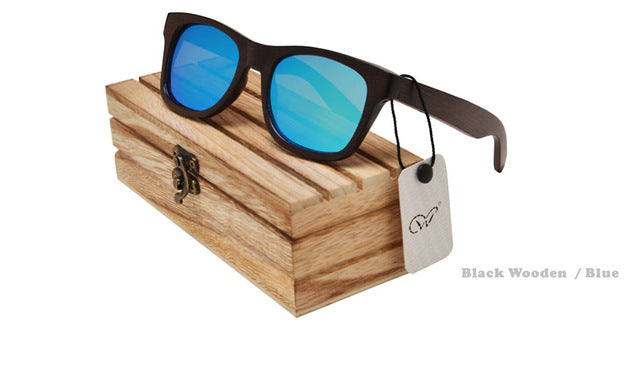 Bamboo Wood Polarized Sunglasses