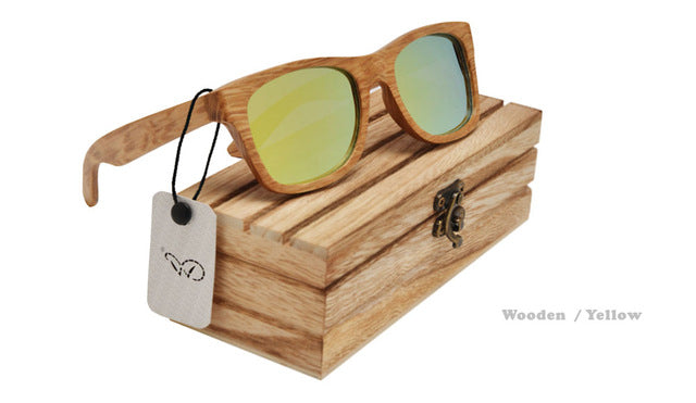 Bamboo Wood Polarized Sunglasses