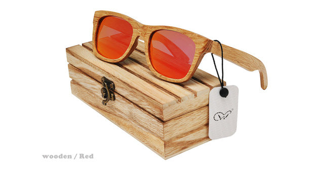 Bamboo Wood Polarized Sunglasses