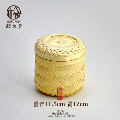 Handmade Bamboo Bamboo Storage Tank