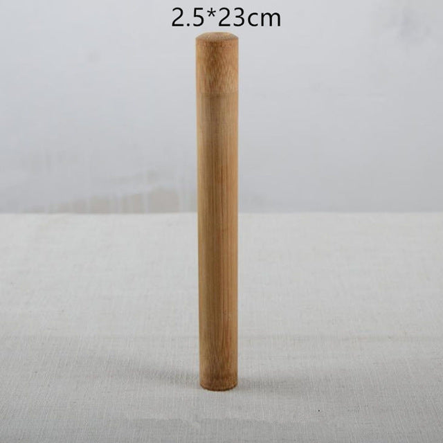 Bamboo Tube Tea Pot Caddy